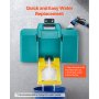 VEVOR Portable Eye Wash Station 8 Gal, OSHA-Approved Eyewash Station Wall-Mounted/On Flat Surface, Emergency Eye Wash Unit with 2 Sprays, First Aid Eyewash Units for Schools, Labs, Factories, Green