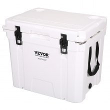VEVOR passieve koelbox ijsbox 49,55 L, geïsoleerde koelbox camping thermische box 40-45 blikjes, camping box koelkast met flesopener, isolatiekoelbox draagbaar, ijskistkoeler multifunctioneel
