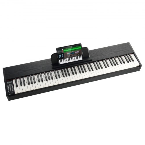 Digitale Piano, 88 Toetsen, Elektrische Piano, Dubbel Toetsenbord en Luidspreker, Eenvoudige Bevestiging in Case met Hoofdtelefoon, 200 Tonen en Ritmes, Ondersteunt Bluetooth/USB/MIDI, Voor Beginners | NL Digitale Piano, 88 Toetsen, Elektrische Piano, Dubbel Toetsenbord en Luidspreker, Eenvoudige Bevestiging in Case met Hoofdtelefoon, 200 Tonen en Ritmes, Ondersteunt Bluetooth/USB/MIDI, Voor Beginners | NL
