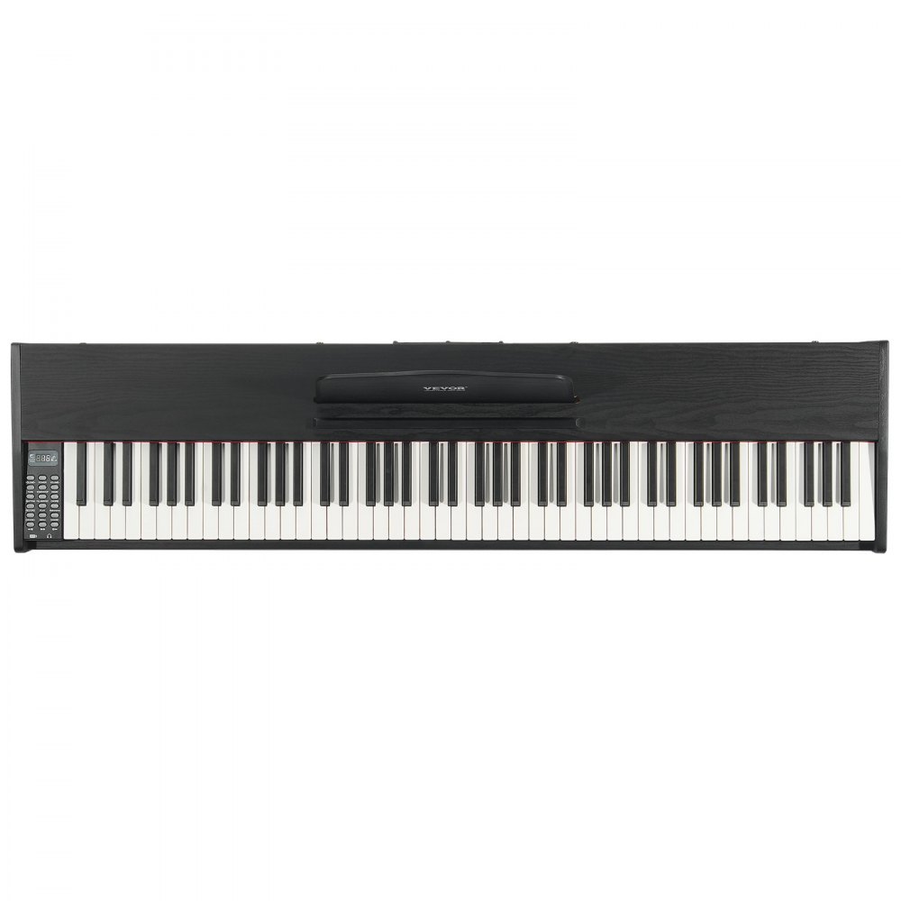 VEVOR Digitale Piano, 88 Toetsen, Elektrische Piano, Dubbel Toetsenbord en Luidspreker met Sustainpedaal, Hoofdtelefoon, 200 Tonen en Ritmes, Ondersteunt Bluetooth/USB/MIDI, Voor Beginners en Leraren