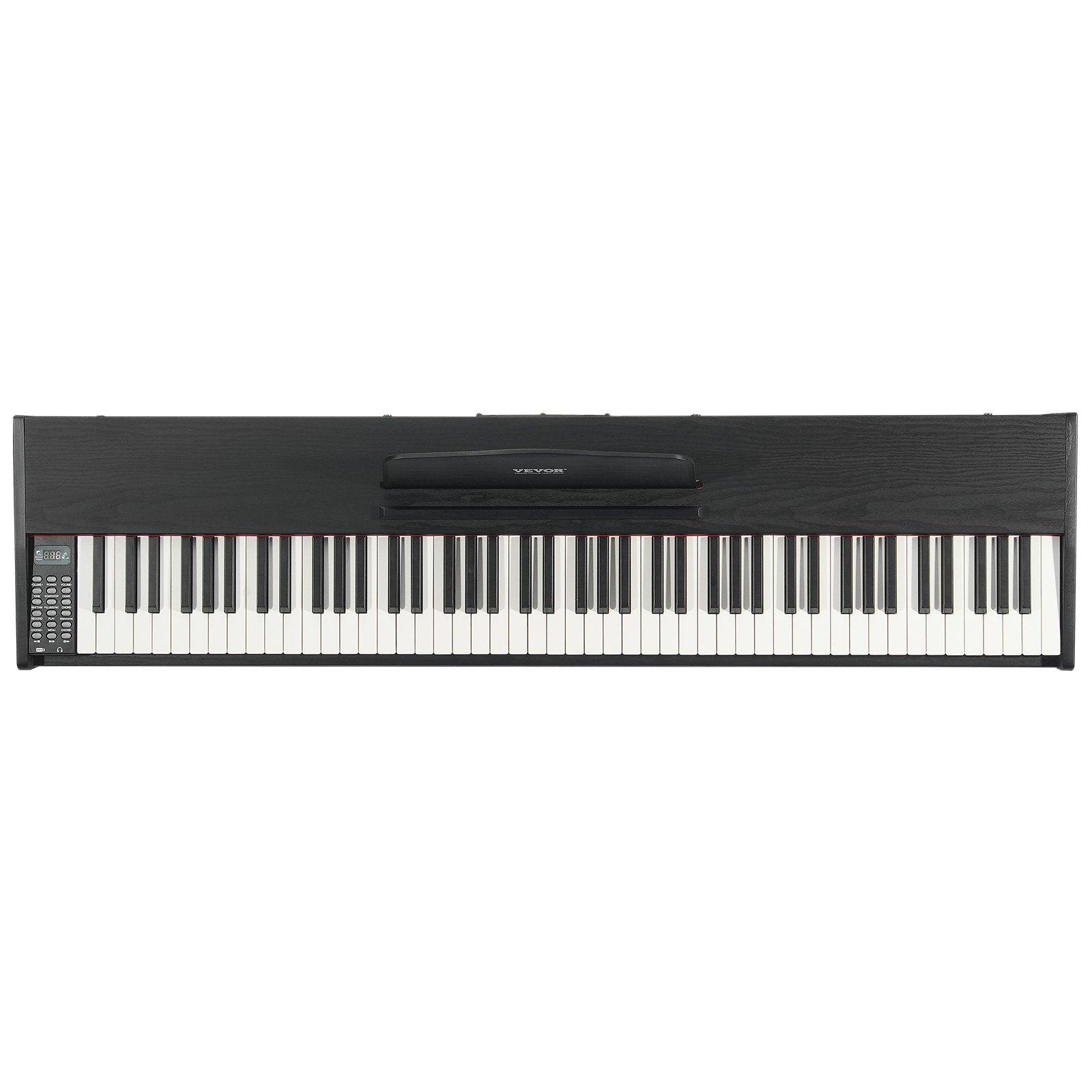 VEVOR Digitale Piano, 88 Toetsen, Elektrische Piano, Dubbel Toetsenbord en Luidspreker met Sustainpedaal, Hoofdtelefoon, 200 Tonen en Ritmes, Ondersteunt Bluetooth/USB/MIDI, Voor Beginners en Leraren