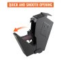 VEVOR Single Handgun Safe Box Fingerprint Handgun Pistol Safe Box Vault Storage Case Handgun Holder with 2 Keys Home Use