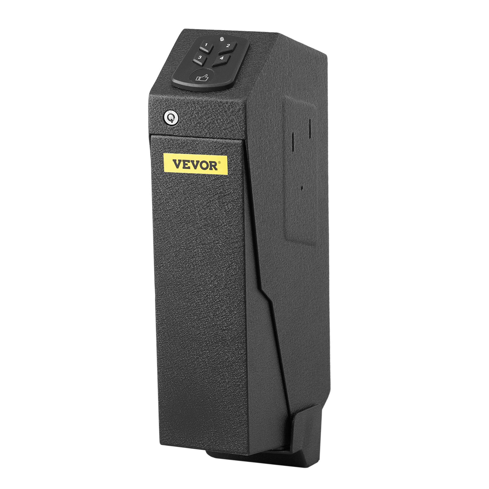 VEVOR Single Handgun Safe Box Fingerprint Handgun Pistol Safe Box Vault Storage Case Handgun Holder with 2 Keys Home Use