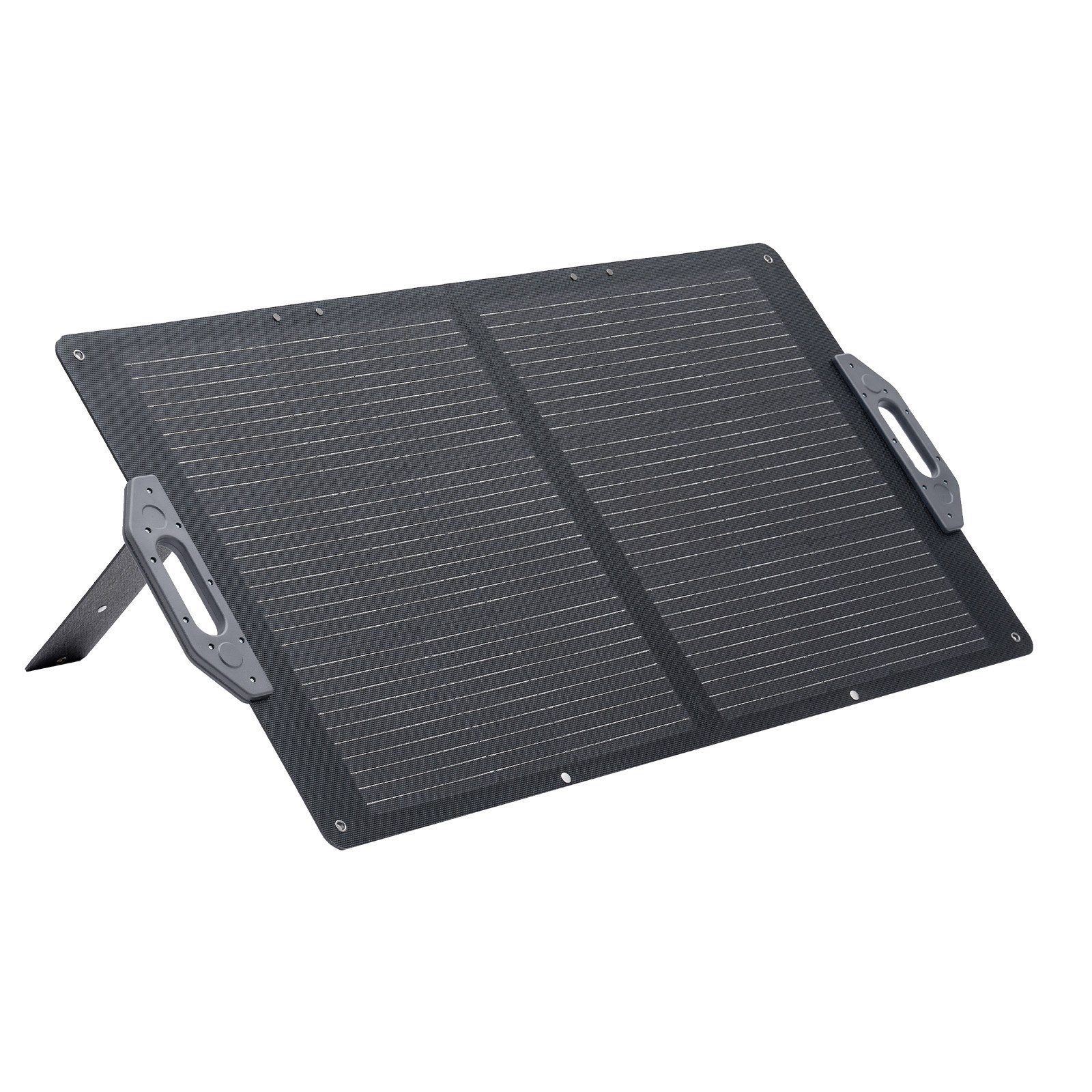 VEVOR opvouwbaar zonnepaneel 100W, draagbare zonneoplader met 24% hoog rendement, monokristallijne zonnemodule met MC4-uitgang, USB-A-, Type-C- en DC-poorten, IP65, voor powerstations, kamperen en wandelen.