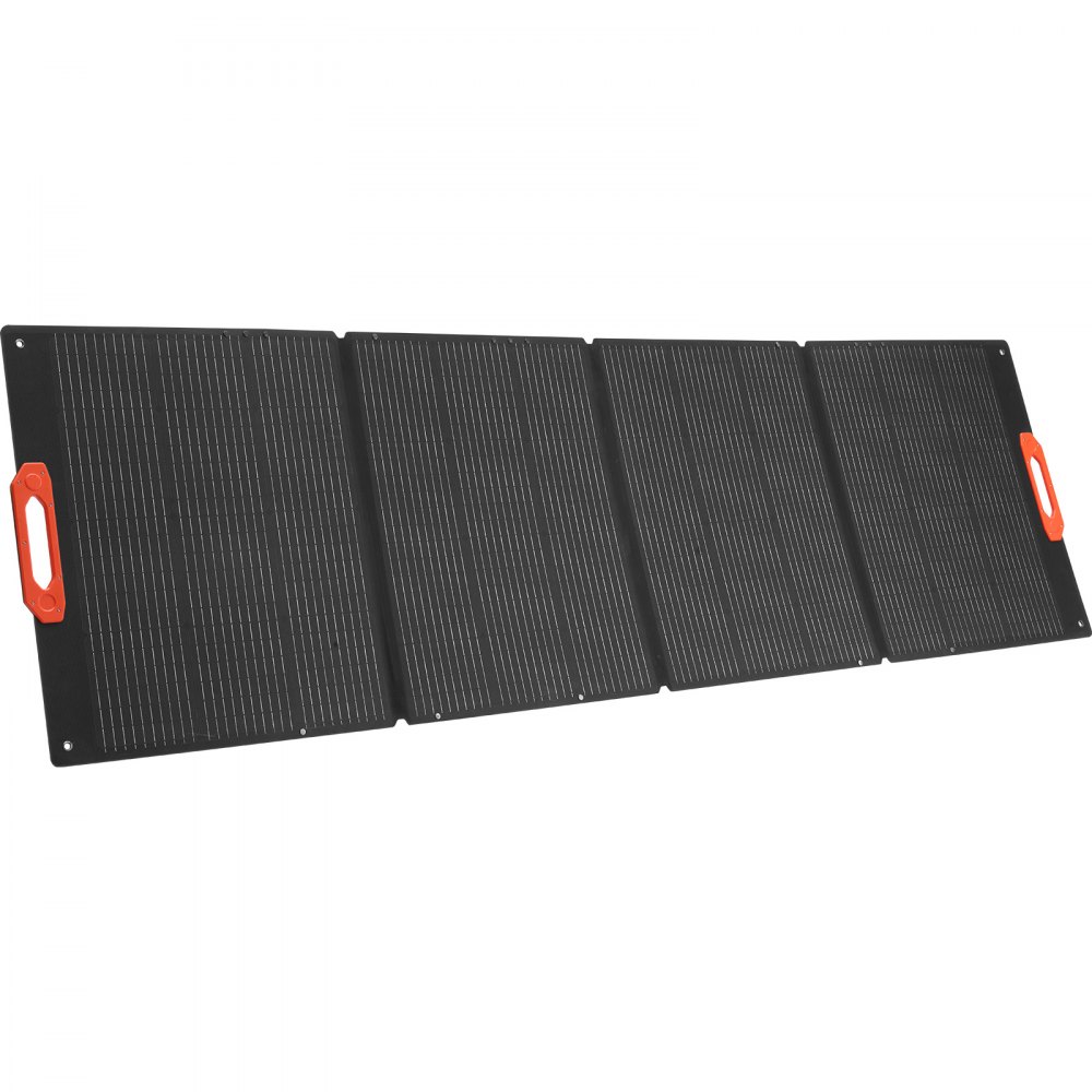 VEVOR Monokristallijne zonnepanelen 300W opvouwbaar, ETFE zonnepaneellader met MC4-uitgang en 10-in-1 DC-adapters, IP67 waterdicht, balkon-powerstation voor kamperen en wandelen