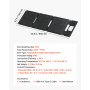 VEVOR opvouwbaar zonnepaneel 30W, 16BB N-type monokristallijne zonnemodule, draagbare zonneoplader met USB-A-, USB-A (QC3.0)- en Type-C-poorten voor kamperen, backpacken, mobiele telefoons en tablets
