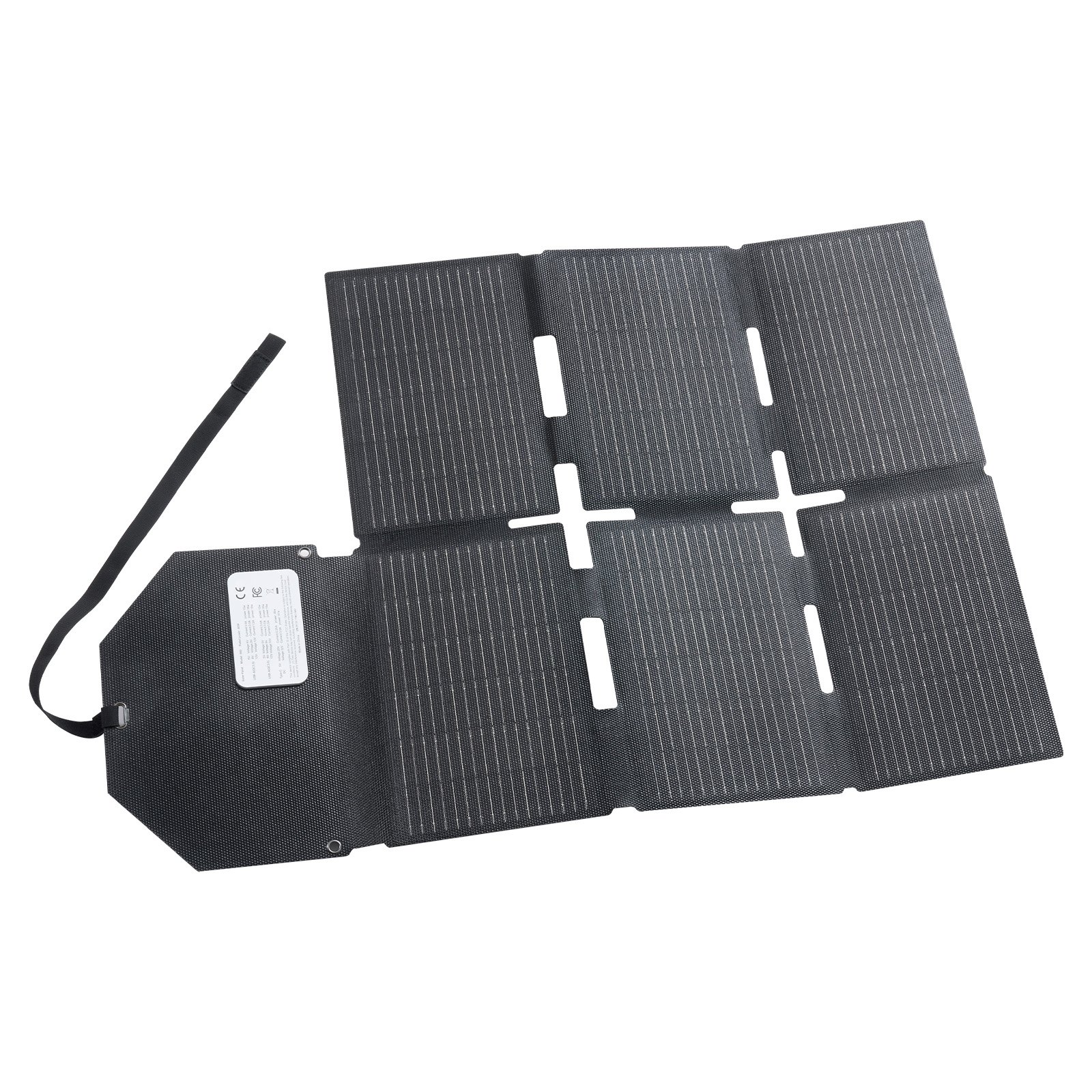 VEVOR opvouwbaar zonnepaneel 60W, 16BB N-type monokristallijne zonnemodule met 24% rendement, zonneoplader met MC4-uitgang, Type-C-, USB-A- en DC-poorten voor stroomvoorziening op de camping