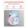 VEVOR Draagbare Airconditioner 4-in-1 Verdampingsluchtkoeler 700ml Watertank