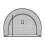 VEVOR Baseball Batting Cage, 12.0 x 10.2 x 7.6 FT Freestanding Portable Batting Cage, Hitting Cages with 4-Ply Knotless Polyester & Pitching Machine Opening, Battings Cages Netting for Outdoor