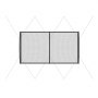 VEVOR honkbal slagkooi (halfrond) net 678x370x240 cm, draagbaar trainingsnet met 4-laags en knooploos polyesterweefsel en opening voor werpmachines, incl. softbal trainingskooi net