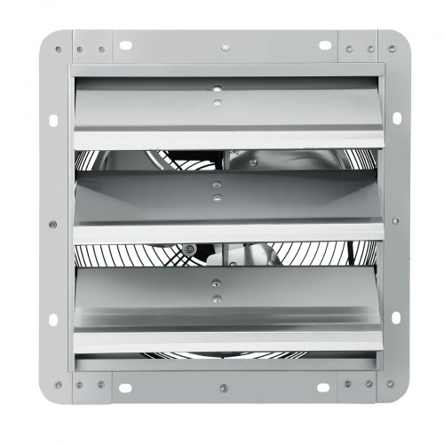 VEVOR Afvoerventilator, 254 mm, 1400 omw/min, 753 CFM, wandventilator van aluminium voor wandmontage met wisselstroommotor, ventilatie en koeling voor kassen, garages, schuren, winkels VEVOR Afvoerventilator, 254 mm, 1400 omw/min, 753 CFM, wandventilator van aluminium voor wandmontage met wisselstroommotor, ventilatie en koeling voor kassen, garages, schuren, winkels
