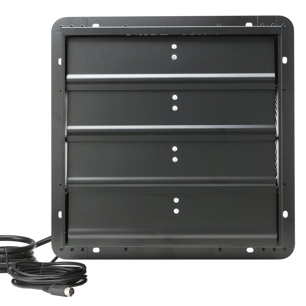 VEVOR 406 mm afzuigventilator, temperatuur-vochtigheidsregeling, EC-motor, 1747 CFM, wandventilator met snelheidsregeling, ventilatie en koeling voor kassen, garages, schuren