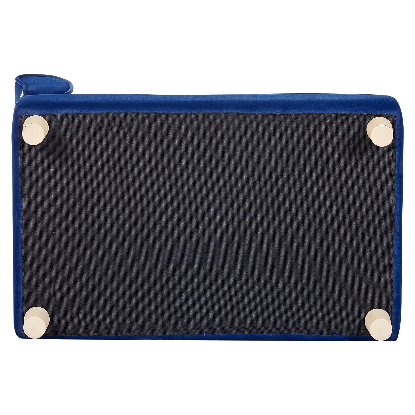 VEVOR Hondenslaapbank 760 x 450 x 415 mm Hondenbank voor middelgrote honden en katten Zacht fluwelen hondenslaapbank 36 kg Zware kattensofa Hondenbed Huisdierbed Blauw