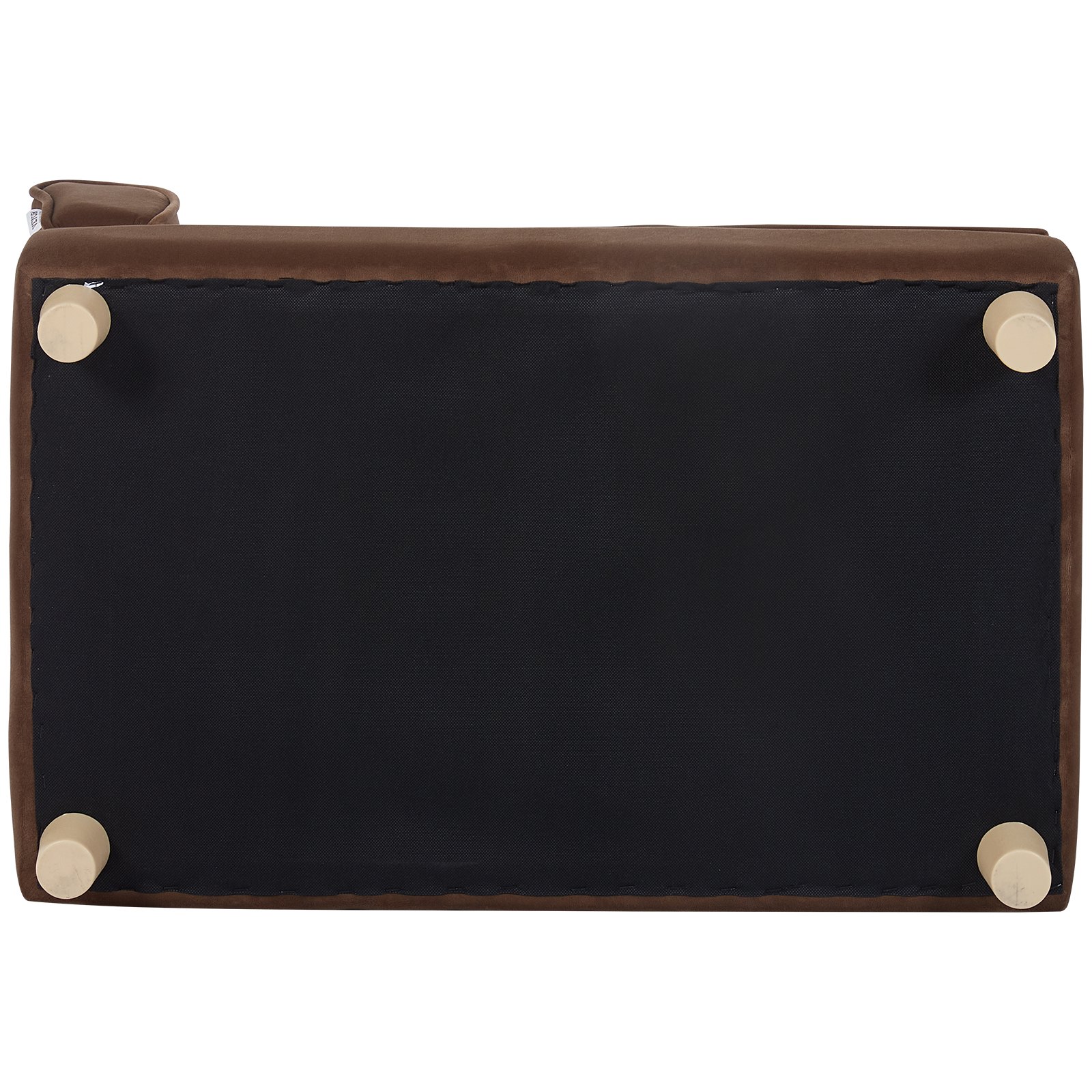 VEVOR Hondensofa 760 x 450 x 415 mm Hondenbank voor middelgrote honden en katten Zacht fluweel Hondenslaapbank 36 kg Zwaar uitgevoerde kattensofa Hondenbed Huisdierbed Donkerbruin