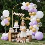 VEVOR Arch Backdrop Stand, 2 x 1 m, Stable Structure, Easy Assembly, 1 Set Gold Metal Arch Backdrop Stand for Wedding, Birthday Party, Graduation, Holiday Celebration, and Ceremony Decoration