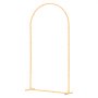 VEVOR Arch Backdrop Stand, 2 x 1 m, Stable Structure, Easy Assembly, 1 Set Gold Metal Arch Backdrop Stand for Wedding, Birthday Party, Graduation, Holiday Celebration, and Ceremony Decoration
