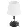 VEVOR Cordless Table Lamp, 5200mAh Built-in Rechargeable Battery Small Desk Lamp, 3-Level Brightness, Fabric Shade, 2700-3000K Color Temperature, Table Light for Restaurant, Bedroom, Bars, Black