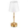 VEVOR Cordless Table Lamp, 2 Pack, 5200mAh Built-in Rechargeable Battery Desk Lamp, 3-Level Brightness, Fabric Shade, 2700-3000K Color Temperature, Table Light for Restaurant, Bedroom, Bars, Gold
