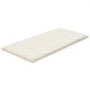 VEVOR Japanse futonmatras (2032 x 991 x 63,5 mm), opvouwbare tatami (eenpersoonsbedformaat), vloermatras met opbergtas en bevestigingsmateriaal, 9-laags slaapmat voor meditatie en yoga, wit