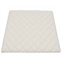 VEVOR Japanse futonmatras (2032 x 1524 x 63,5 mm), opvouwbare tatami (queensize), vloermatras met opbergtas en bevestigingsmateriaal, 9-laags slaapmat voor meditatie en yoga, wit