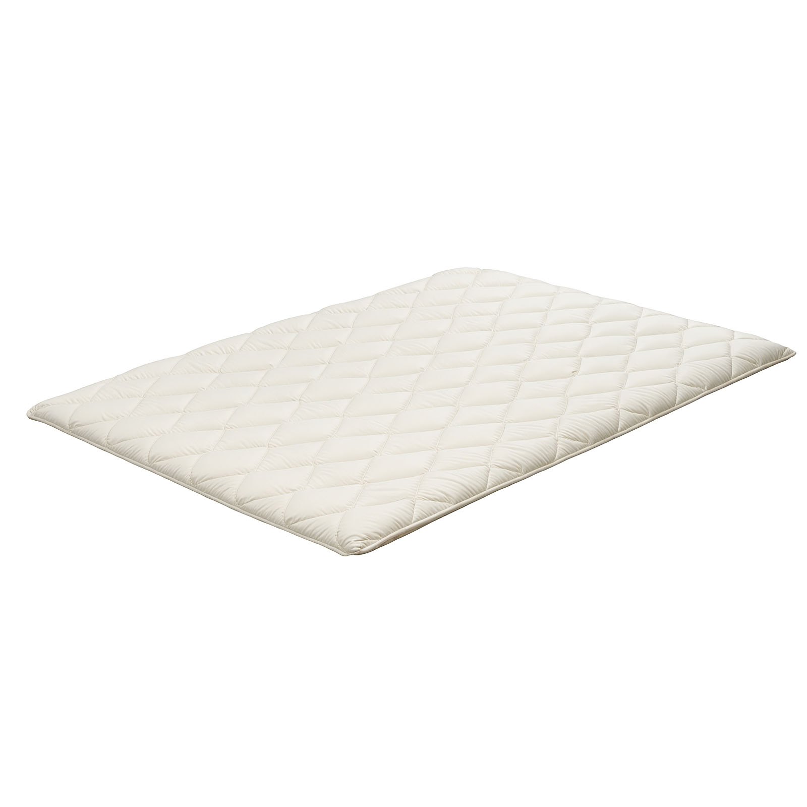 VEVOR Japanse futonmatras (2032 x 1524 x 63,5 mm), opvouwbare tatami (queensize), vloermatras met opbergtas en bevestigingsmateriaal, 9-laags slaapmat voor meditatie en yoga, wit