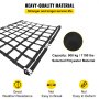 VEVOR 3,5' x 4,1' bagagenet 1100 pond capaciteit vrachtwagenbed bagagenet zware vrachtnetten voor pick-ups met S-haken