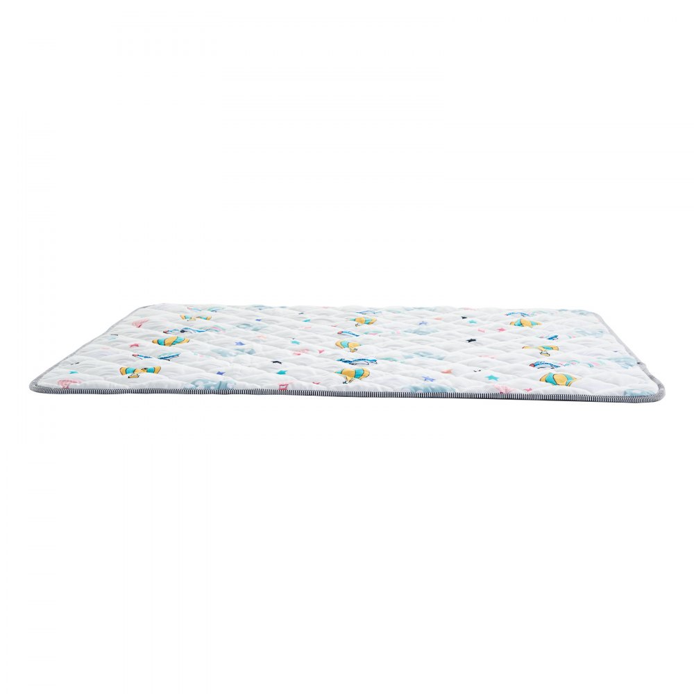 VEVOR Baby Speelmat, 50 x 50 inch, Baby Kruipmat, Antislip Eendelig Zacht Baby Speelmat, Opvouwbare Vloermat, Waterdichte Activiteiten Speelmatten voor Baby's, Peuters, Zuigelingen, Machinewasbaar, Voor Buiktijd Spelen en Liggen