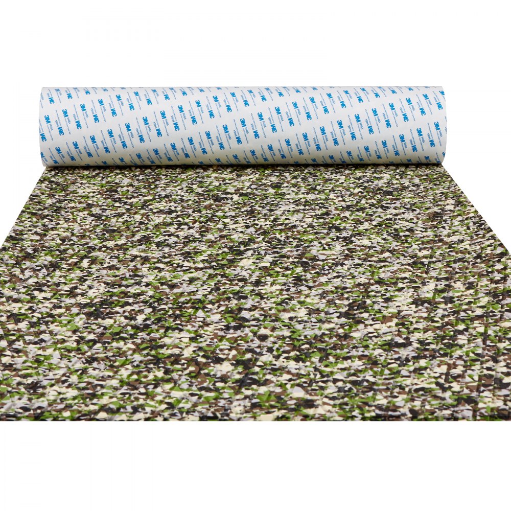 VEVOR Bootvloer, EVA-schuim bootdek, 2400 x 600 x 6 mm, antislip zelfklevende vloer, 28800 cm², 2 rollen maritiem tapijt voor boten, jachten, pontons, kajakdekken