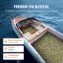 VEVOR Boat Flooring EVA Foam Boat Deck 2400x900x6mm Non-Slip Self Adhesive Flooring 21600cm² Marine Carpet for Boats, Yachts, Pontoons, Kayak Decks