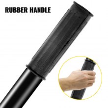 VEVOR Onkruidhark Aluminium Rolhark 365x60x15 cm Hark Dode Bladeren Bladhark Groot Hoofd Tuinhark Afneembare Paal voor Onkruid Wieden Harken Algen Dode Bladeren Vijvers Meren Zwembaden Waterplaatsen