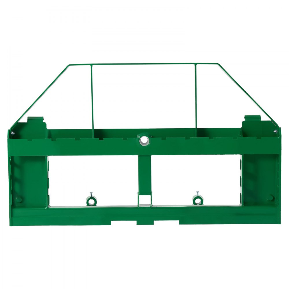 VEVOR Skid Steer Loader, 1814 kg, 1270 x 150 x 752 mm palletvorkframe-verlengingen met 50,8 mm trekhaak en speerhulzen, past op John Deere-lader met snelkoppeling, alleen frame