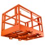 VEVOR Mesh Telehandler Work Platform, 48 x 73.9 Inch, Man Safety Basket, 2000 lbs Capacity, Forklift Telehandler Attachment, Safety Cage, Heavy Duty Carbon Steel, for Most Aerial Jobs Lifting Loader