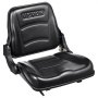 VEVOR universal tractor seat made of PVC synthetic leather and polyurethane foam tractor tractor seat with adjustable backrest and micro safety switch tractor seat driver seat 160-340mm slot