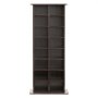 VEVOR Media Storage Cabinet, 8-Tier DVD Shelf Organizer, 559 x 222 x 1295 mm Multimedia Storage Organizer for CDs, DVDs, Books and Games, CD Shelf for Living Room, Home Office, Recording Room