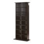 VEVOR Media Storage Cabinet, 8-Tier DVD Shelf Organizer, 559 x 222 x 1295 mm Multimedia Storage Organizer for CDs, DVDs, Books and Games, CD Shelf for Living Room, Home Office, Recording Room