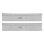 VEVOR Onderbed Opbergtas 2-pack (805 x 405 x 155 mm) Onderbedcontainer met deksel, opbergdoos voor kleding, schoenen, slaapkamerkleding, opbergtas 48 L