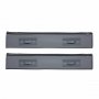 VEVOR Under Bed Storage with Clear Lids, 39.2 x 19.7 x 7.1 Inch, 90L Large Underbed Clothes Storage Containers, Low Profile Under Bed Drawer Shoe Organizer Bins Box for Blanket Shoe Bedroom, 6 Pack
