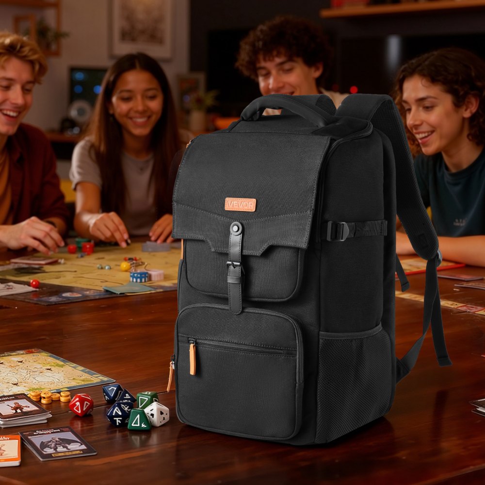 VEVOR Miniature Storage Carrying Figure Bag, Fits 58 Infantry Minis, Miniature Transport Bag with Handle & Adjustable Shoulder Strap, 3 Foam Layers for Large Storage Capacity (Minis Not Included)