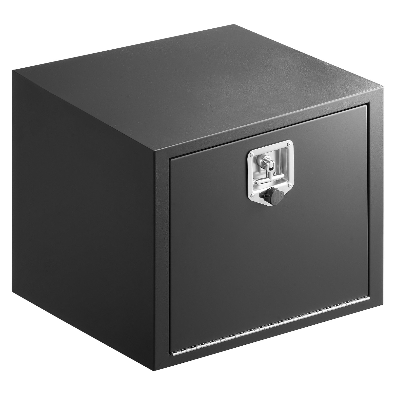 VEVOR Truck Onderbouw Opbergbox 609 x 457 x 457 mm Koudgewalst Staal Waterdichte Gereedschapskist met T-handgreep en Slot voor Vrachtwagens, Trailers, Bestelwagens Gereedschapskist Onderbouw Box Zwart