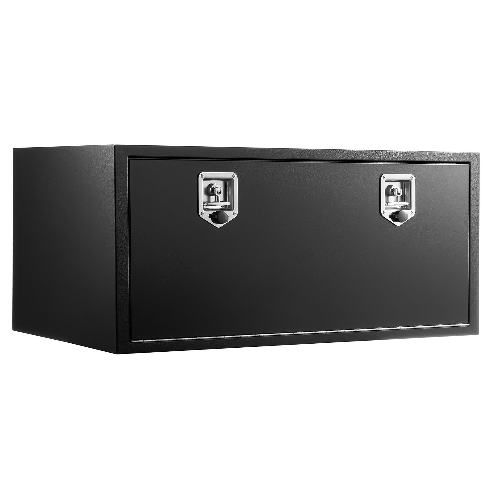 VEVOR Truck Onderbouw Opbergbox 1219 x 457 x 457 mm Koudgewalst Staal Waterdichte Gereedschapskist met T-handgreep en Slot voor Vrachtwagens, Trailers, Bestelwagens Gereedschapskist Onderbouw Box Zwart