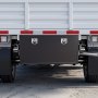 VEVOR Underbody Truck Tool Box, 48 x 24 x 24 Inch Heavy Duty Steel Trailer Storage Box with Lock & Keys, Waterproof Trailer Storage Organizer Under Body Chest with T-Handle for Truck, Van, SUV, Black