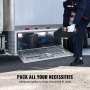 VEVOR Underbody Truck Box, 914 x 355 x 405 mm pick-up opbergdoos, aluminium gereedschapskist met slot en sleutels, waterdichte trailergereedschapskist voor vrachtwagens, bestelwagens, aanhangwagens enz.