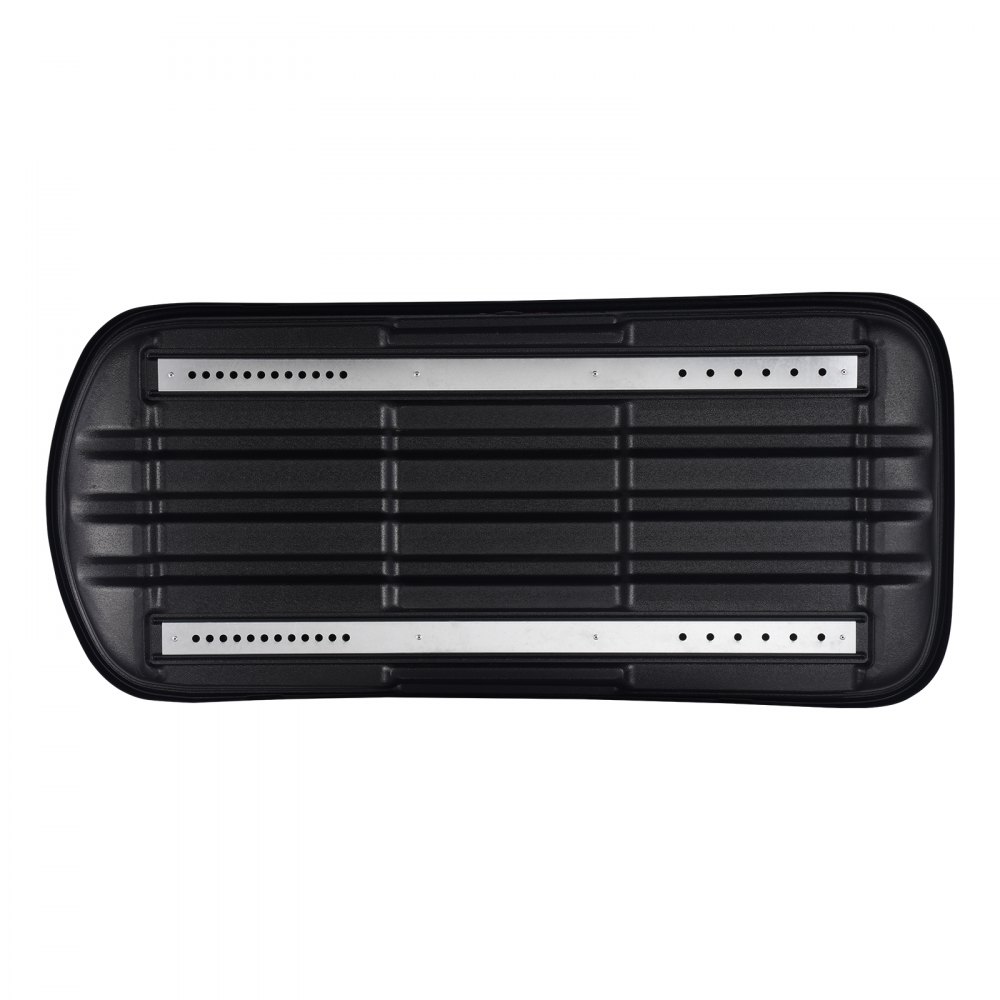 VEVOR Dakkoffer Dakkoffer Opbergbox 370 L, ABS Harde Schaal Dakdrager Opbergbox met Dubbelzijdige Opening en 2 Verstevigde Riemen, Bagagebox voor SUV's