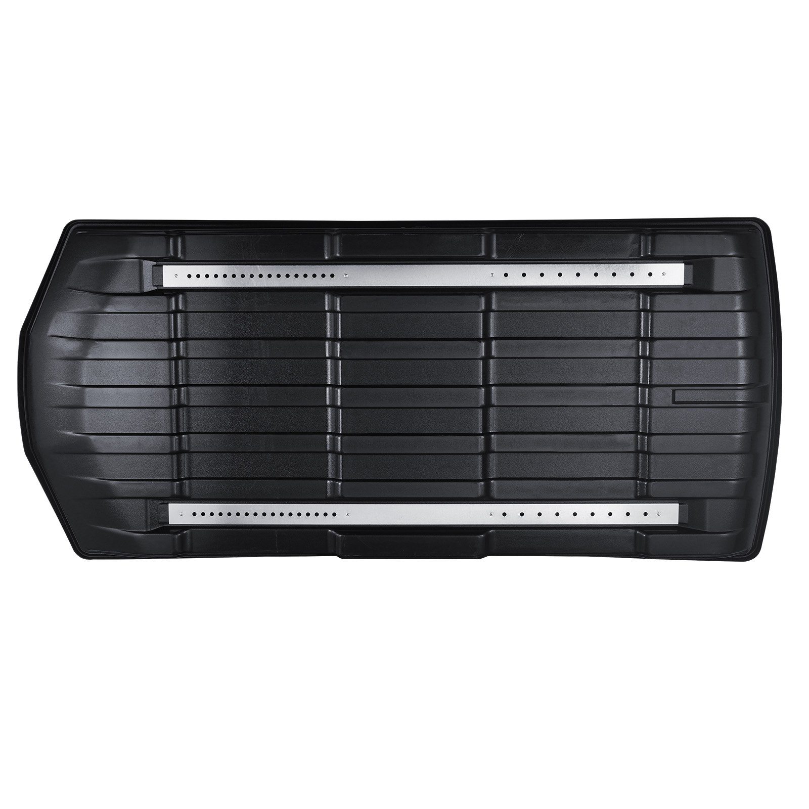 VEVOR Autodakkoffer Dakkoffer Opbergbox 488 L, ABS Harde Schaal Dakdrager Opbergbox met Dubbelzijdige Opening en 2 Verstevigde Riemen, Bagagebox voor SUV's Zwart