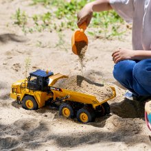 VEVOR Afstandsbediening Dump Truck Speelgoed RC Bouwvoertuig 11CH Schaal 1:16