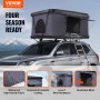 VEVOR Rooftop Tent Hard Shell, Naturnest Rooftop Tent Hardshell for 2-3 Person, Hard Shell Roof Top Tent with Telescopic Ladder Thick Mattress, Waterproof Windproof for Jeep SUV Van Pickup Truck