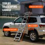 VEVOR Rooftop Tent Hard Shell, Naturnest Rooftop Tent Hardshell for 2-3 Person, Hard Shell Roof Top Tent with Telescopic Ladder Thick Mattress, Waterproof Windproof for Jeep SUV Van Pickup Truck