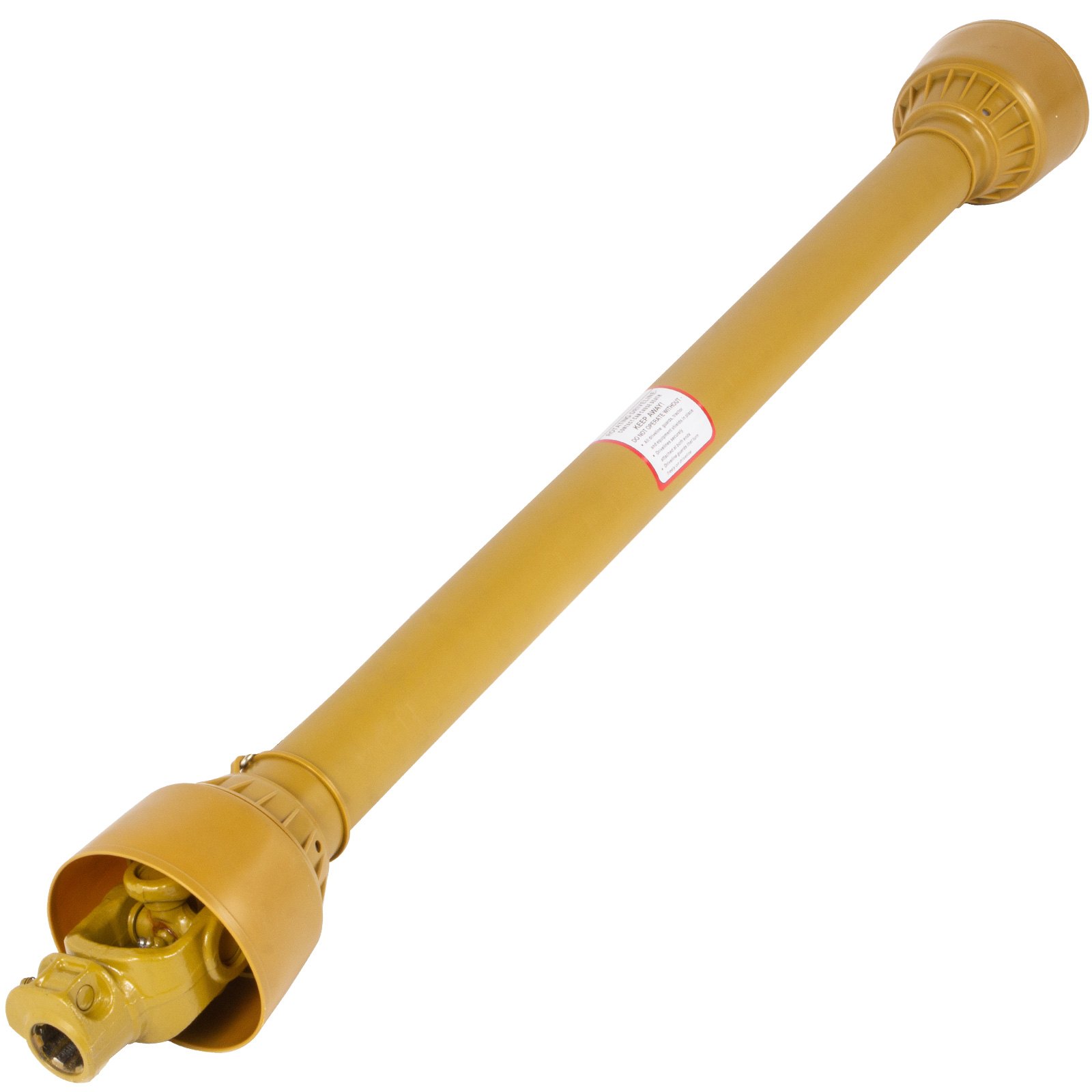 Vevor Cardanas Aandrijfas Scharnieras Aandrijfas 1800-2700mm Pto-aandrijfas Geel