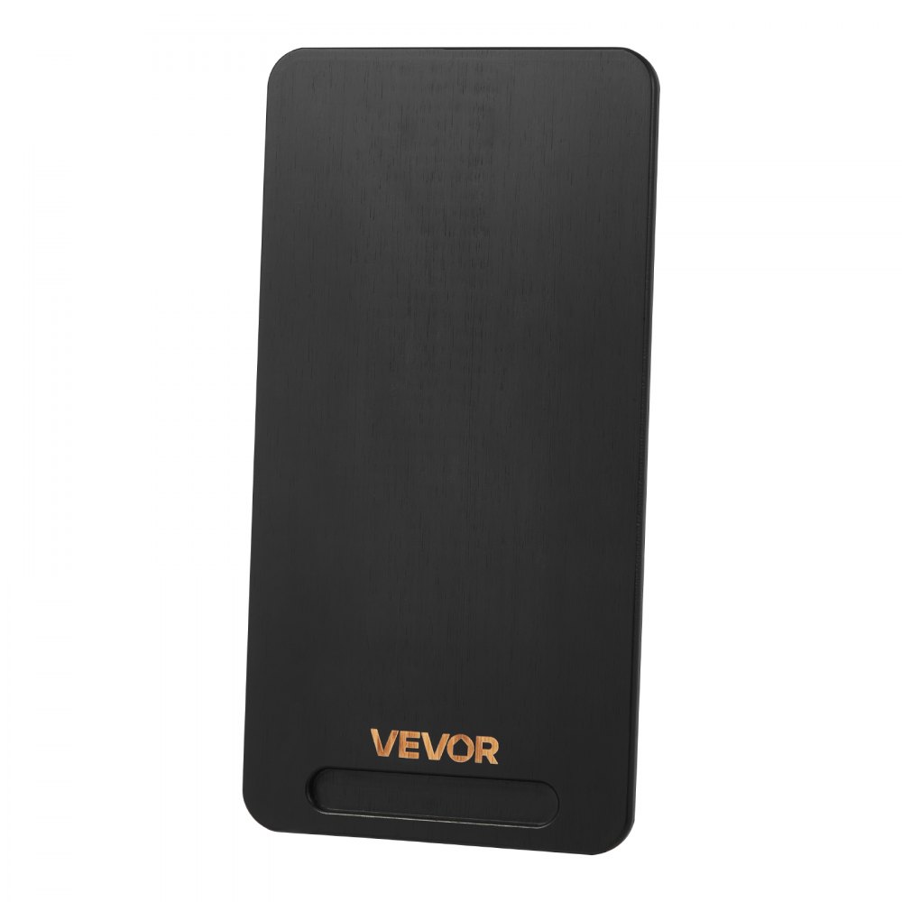 VEVOR Glijplank, 36,8 x 19,1 cm, plank met rubberen wielen en holle handgreep, gemakkelijk schoon te maken, schuifplank, rolplank voor apparaten, gemakkelijk verplaatsbare basis voor koffiezetapparaat, keukenmachine, zwart