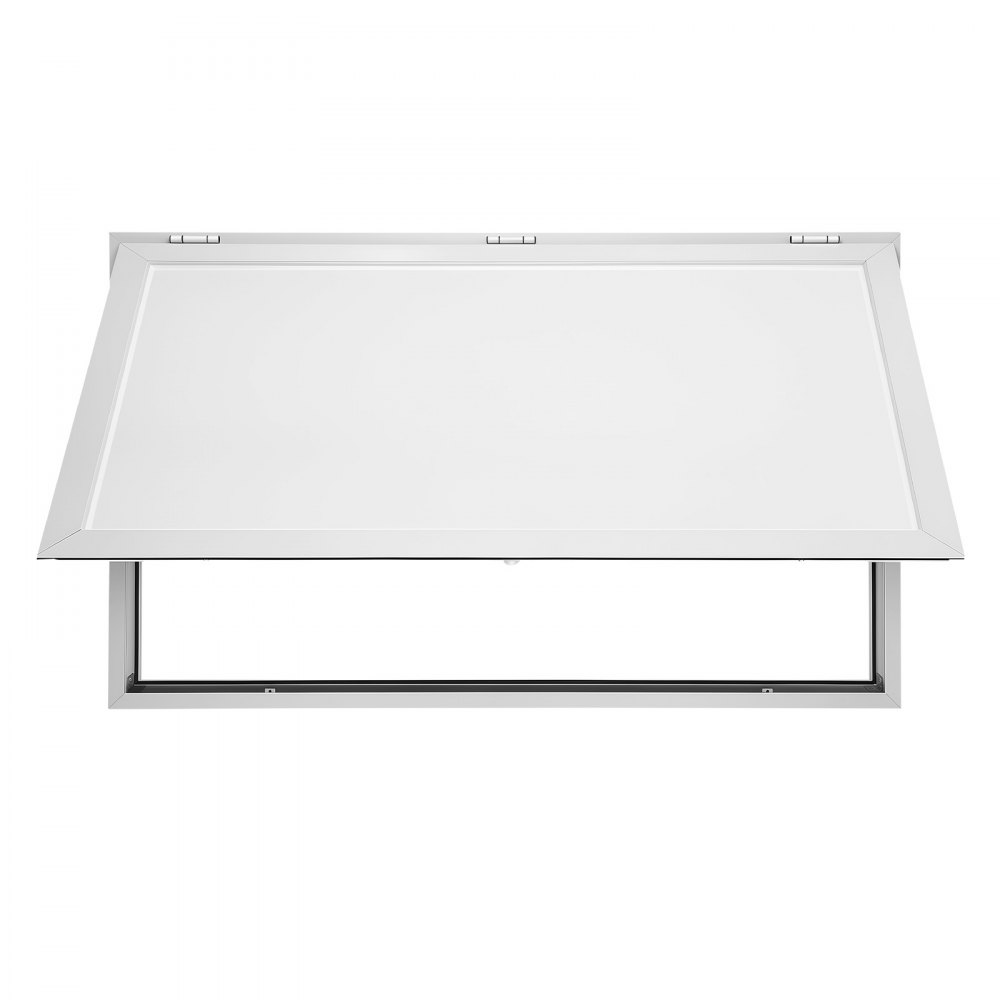 VEVOR Verkoopraam 1220 x 915 x 80 mm Verkoopraam voor foodtrucks en verkoopstands, opent tot 85°, frame van aluminiumlegering, met verkoopklep en regenhoes